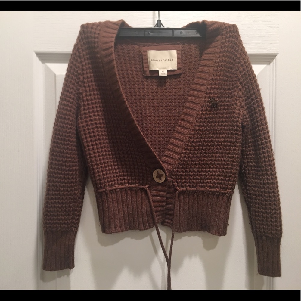 Abercrombie kids short cardigan